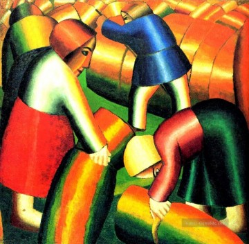  Kazimir Maler - Einnahme der Ernte 1911 Kazimir Malewitsch